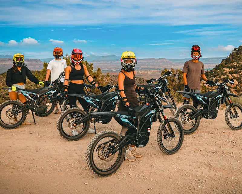 Yant Flats Electric Dirt Bike Tour Near Zion