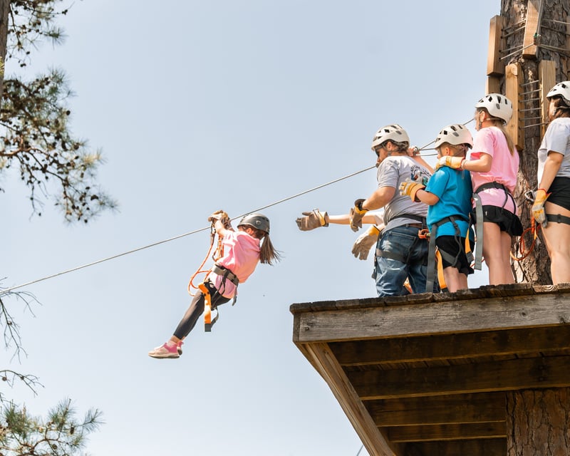 9-Line Zipline Tour with 1,500' Super Zip in LaRue, TX