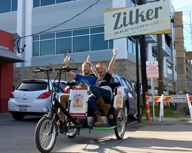 Private Pedicab Brewery Tour in Austin
