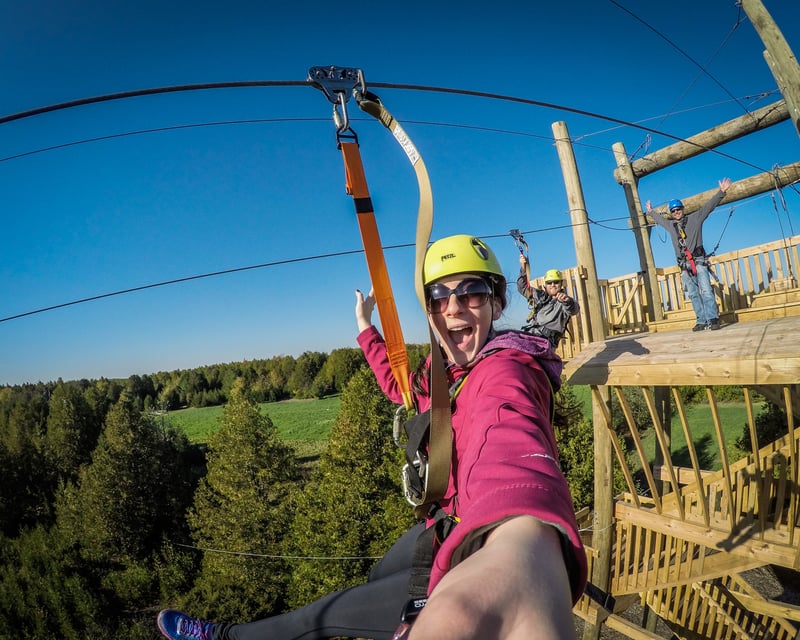 Zipline Canopy Tour in Door County