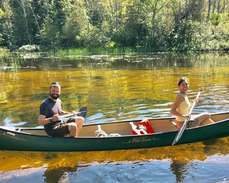 3-Hour Canoe Rental on the AuTrain River