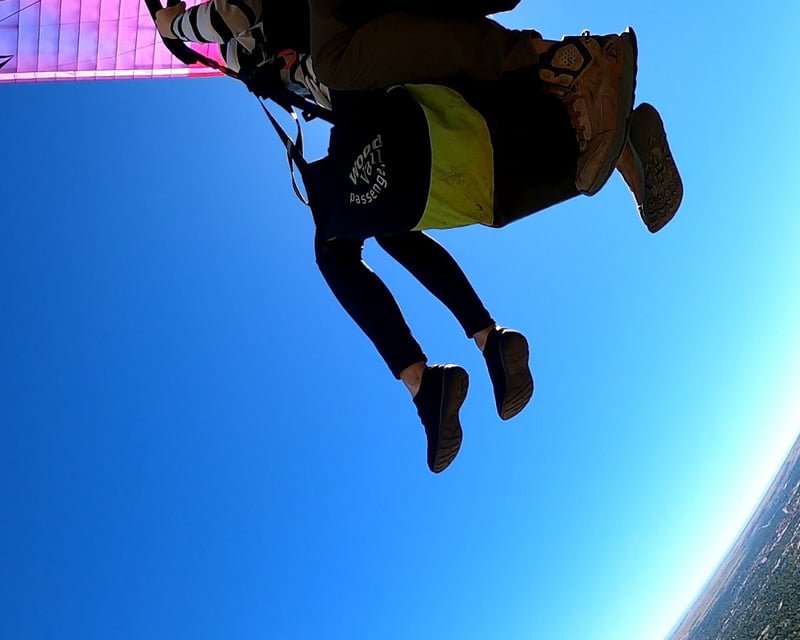 Tandem Paragliding Flight in Boulder
