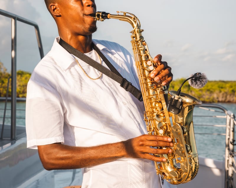 Sunset Catamaran Sail & Live Saxophone in Grace Bay