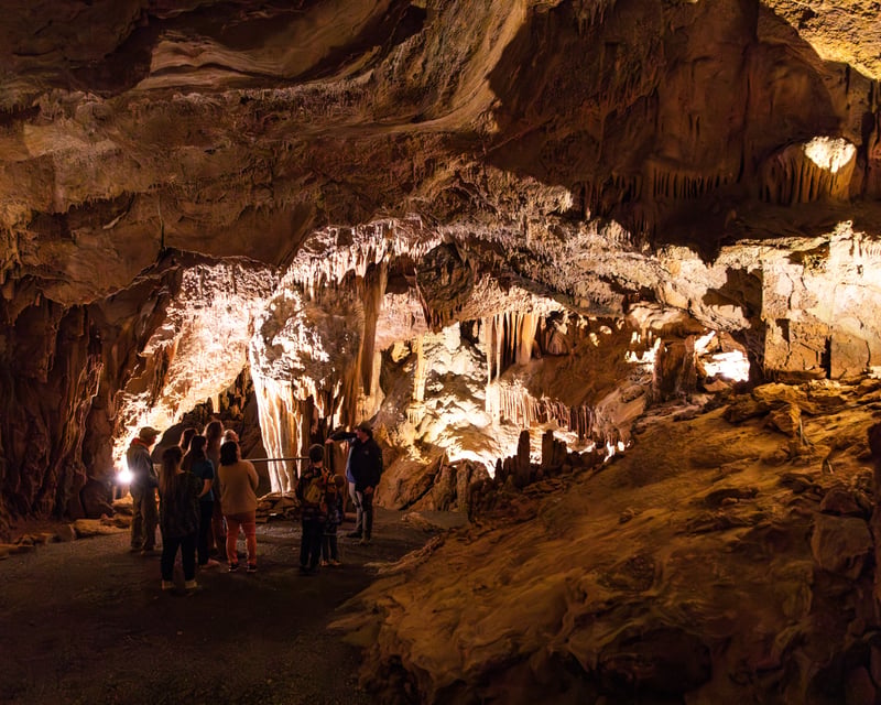 Explore Grand Caverns on a Guided Walking Tour