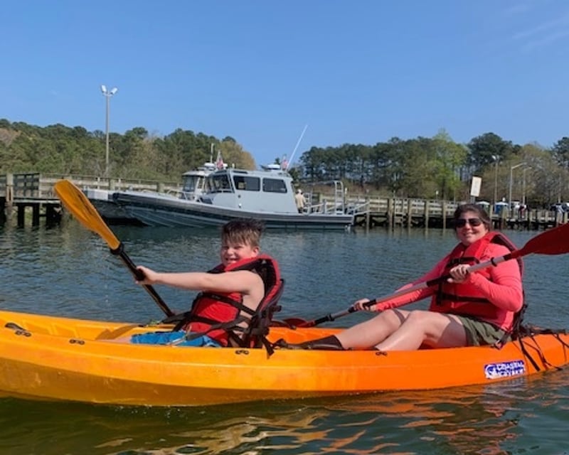 Paddle a 2-Hour Rudee Inlet Guided Kayak Tour