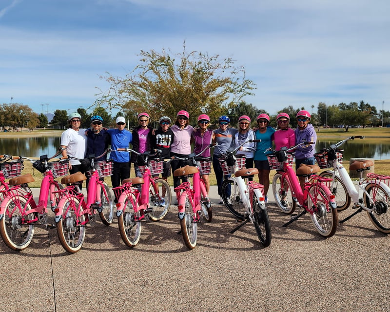 Pink E-Bike & Hike Tour in Scottsdale