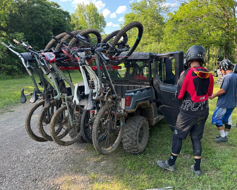 Downhill Mountain Bike Shuttle Pass at Mulberry Mountain