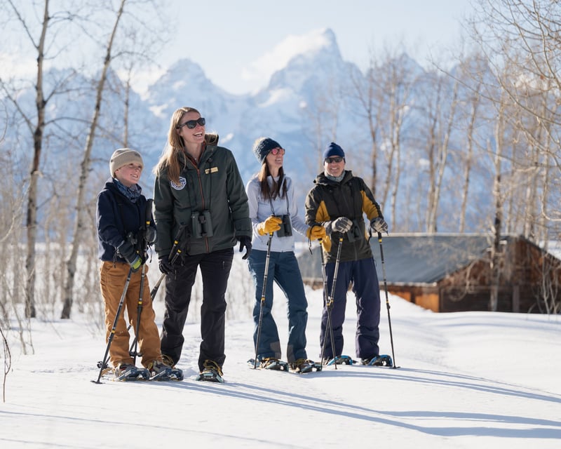 Naturalist-Guided Snowshoe Tour in Grand Teton National Park