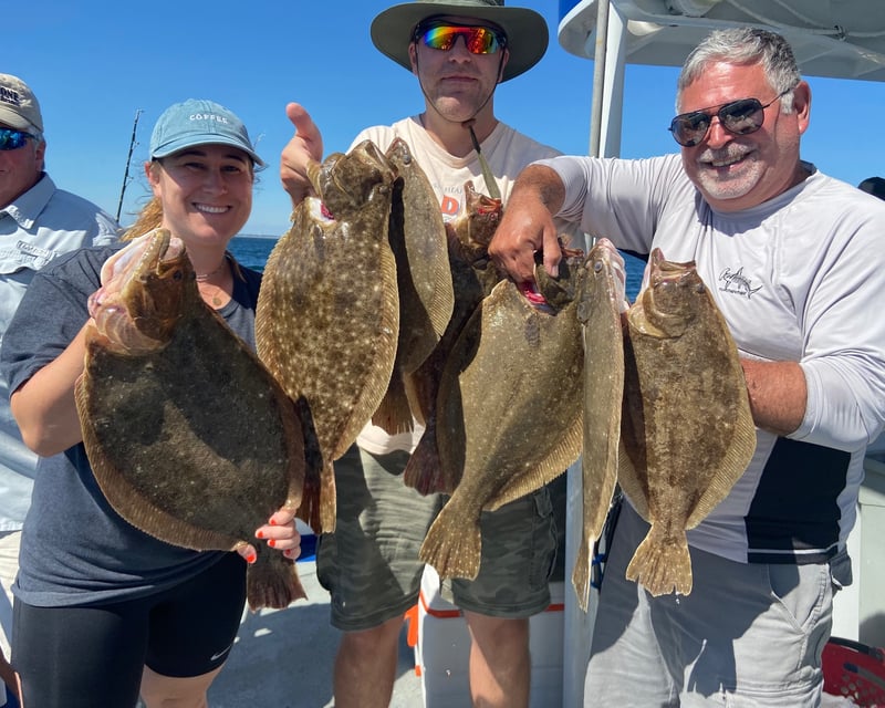 Morning Half-Day Fluke Fishing Trip in Point Pleasant Beach