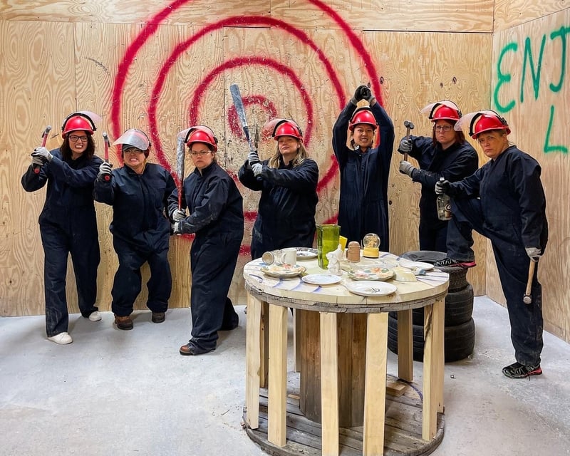 Glass Smashing Rage Room in Charleston, WV