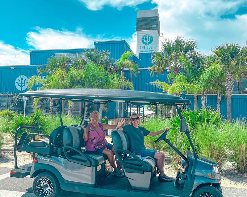6-Seater Golf Cart Rental on Okaloosa Island