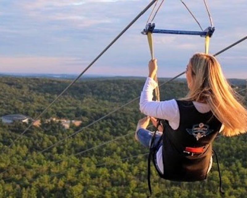 Treetop Zipline at Foxwoods Resort Casino