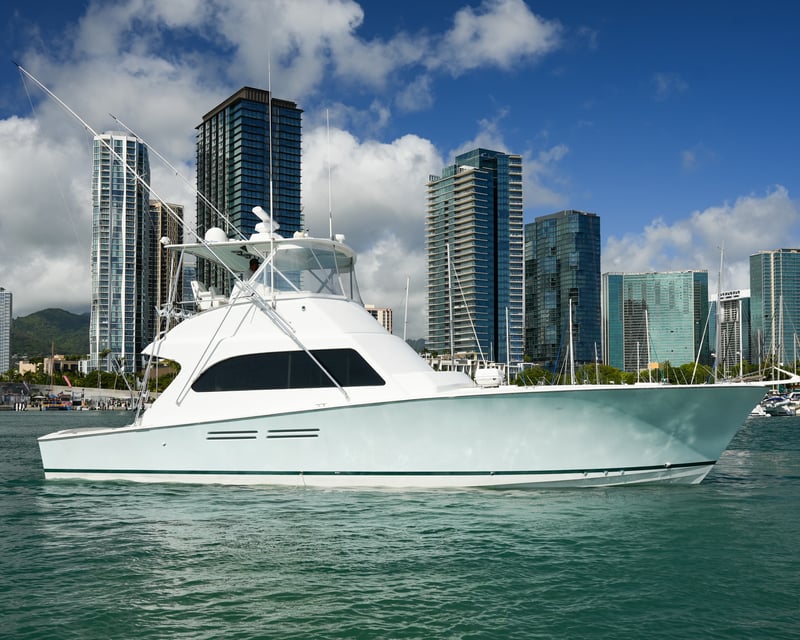 Private Sportfishing Charter in Honolulu on a 50' Yacht