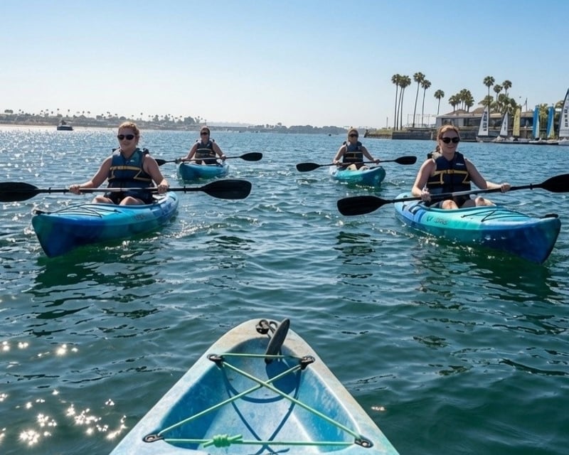 Single Kayak Rental on Mission Bay, San Diego