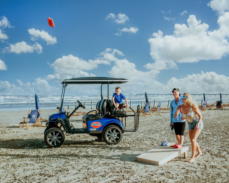 4-Seater Golf Cart Rental in Port Aransas