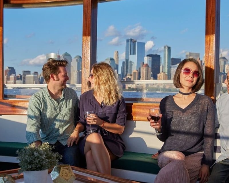 NYC Sunset Cocktail Cruise Past the Statue of Liberty