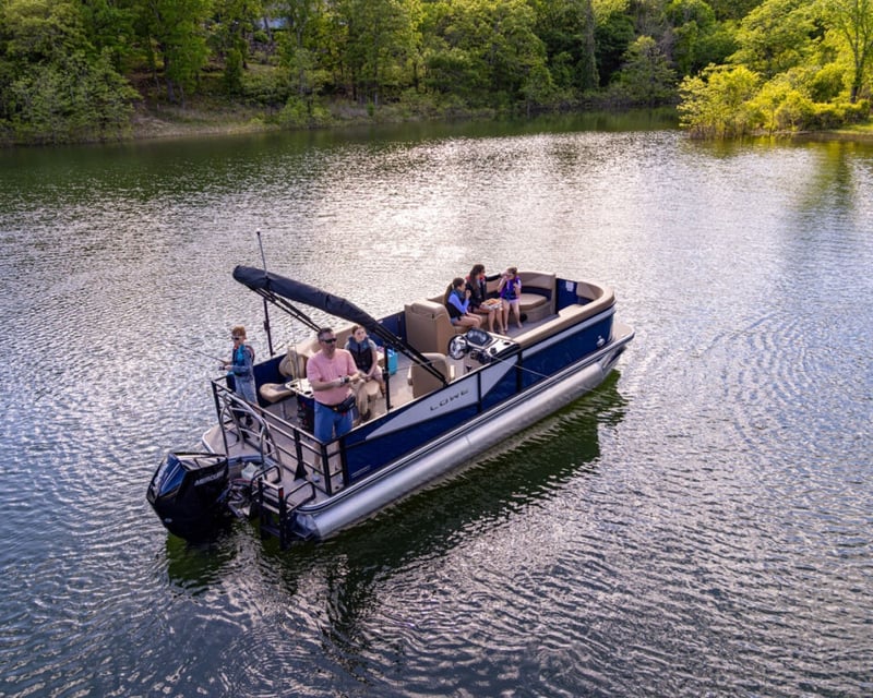 Fishing Tritoon Boat Rental Near Joplin