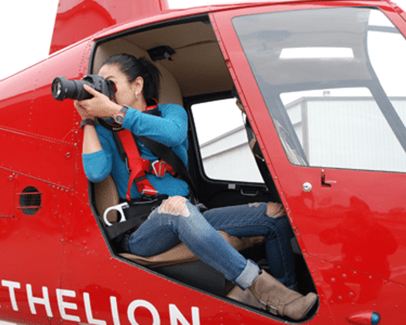 Doors-Off Helicopter Photography Flight from Long Beach