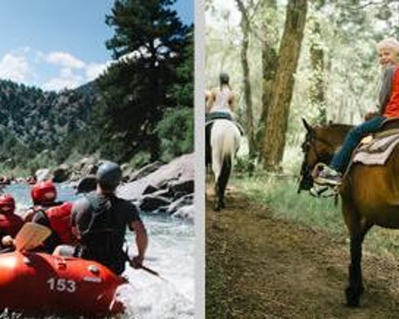 Raft Browns Canyon & Ride Horses Near Buena Vista