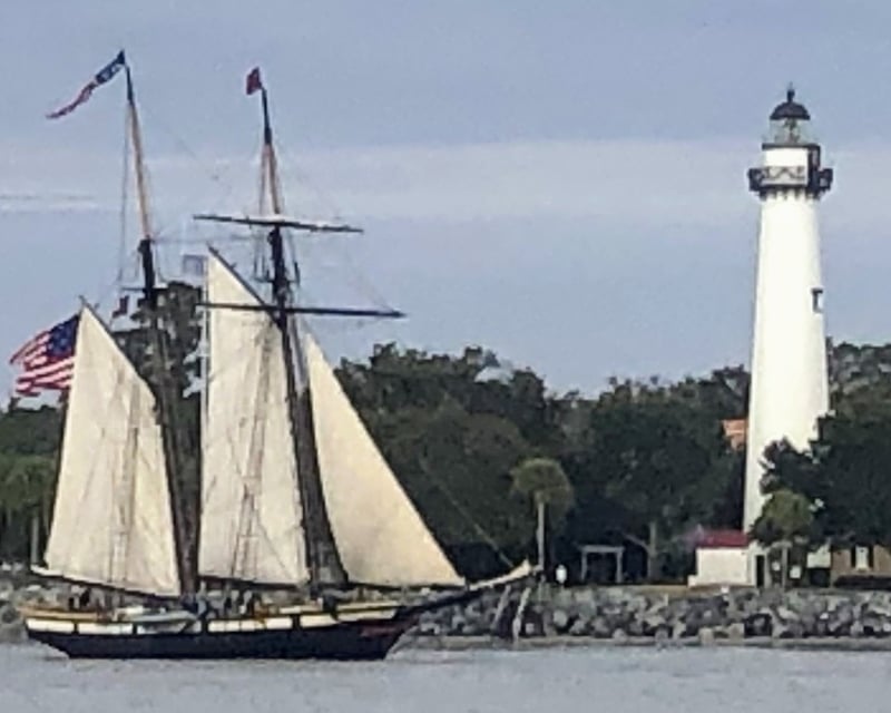 War of 1812 Tall Ship Sail on St Simons Island