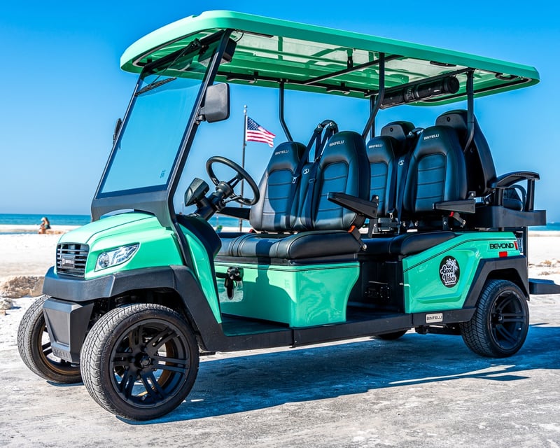 6-Seat Electric Golf Cart Rental in Siesta Key