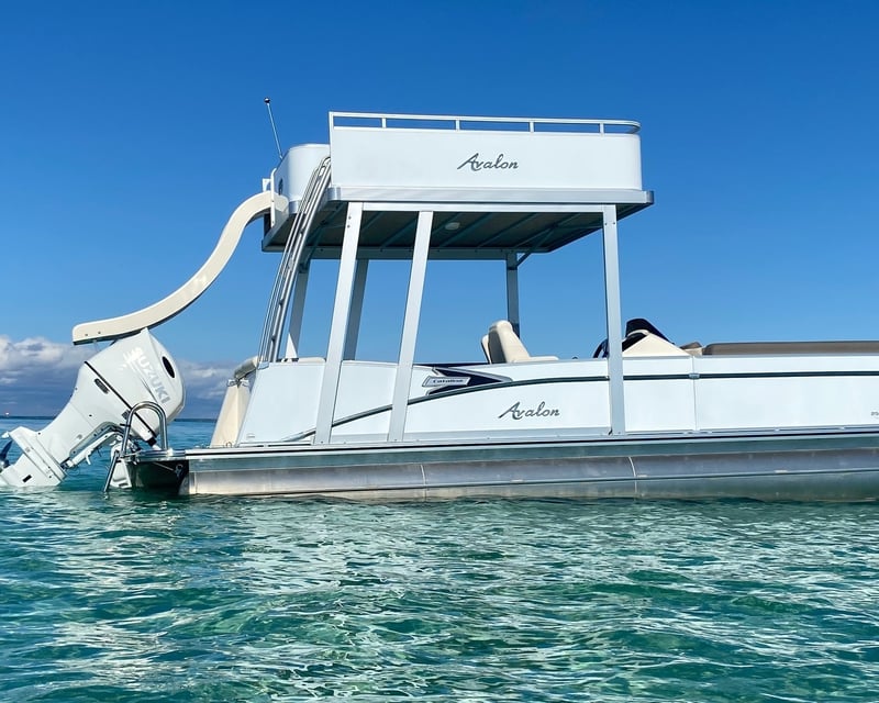 Destin Pontoon Charter With Slide