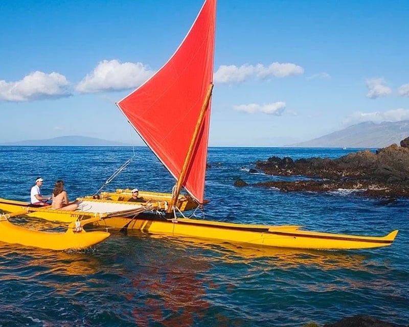 Outrigger Canoe Sail & Snorkel Tour in Wailea, Maui