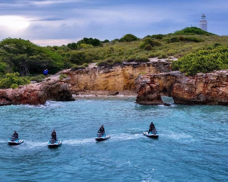 Los Morillos Lighthouse Jet Ski Tour in Cabo Rojo