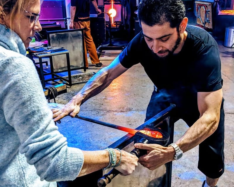 Beginner Glassblowing Class for 2 in Seattle
