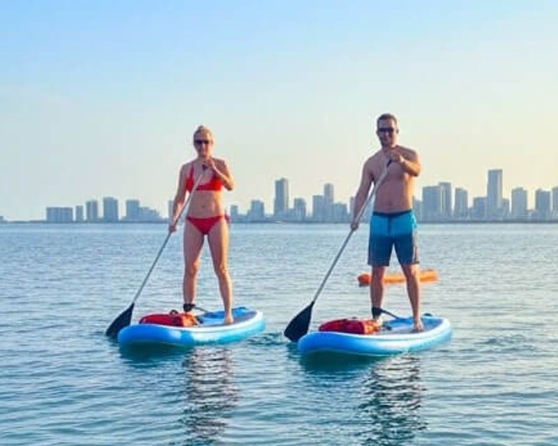 Guided Sunset Stand Up Paddleboard Tour in Miami Beach