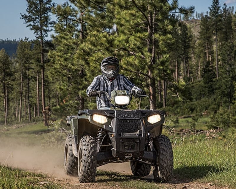 1-Person Polaris ATV Rental in The Forks, Maine