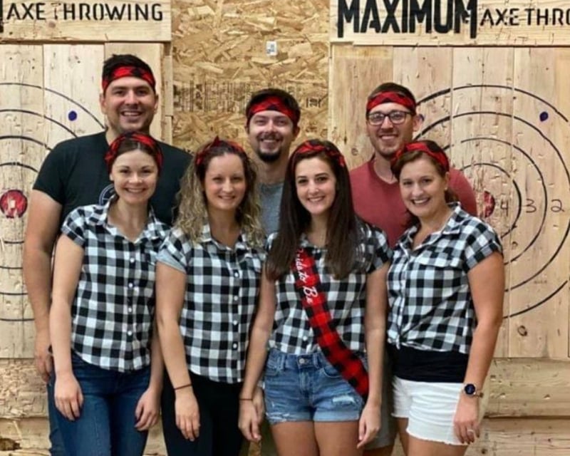 Coached Indoor Axe Throwing in Machesney Park
