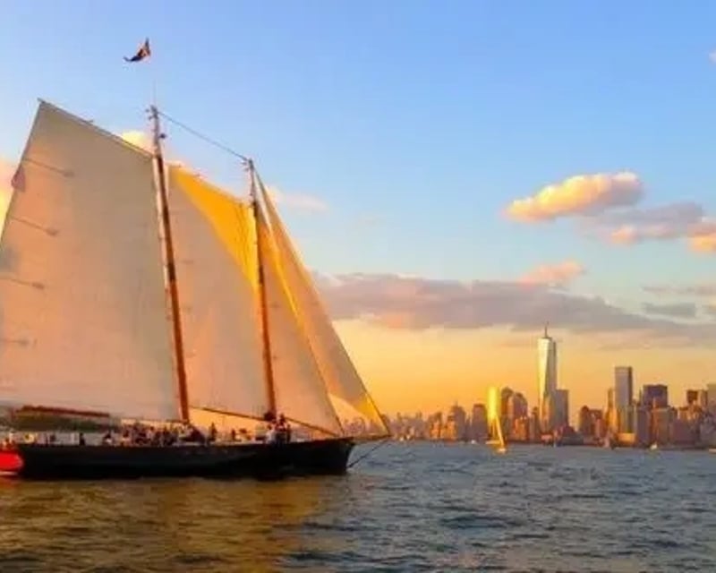 New York Sunset Sail by the Statue of Liberty