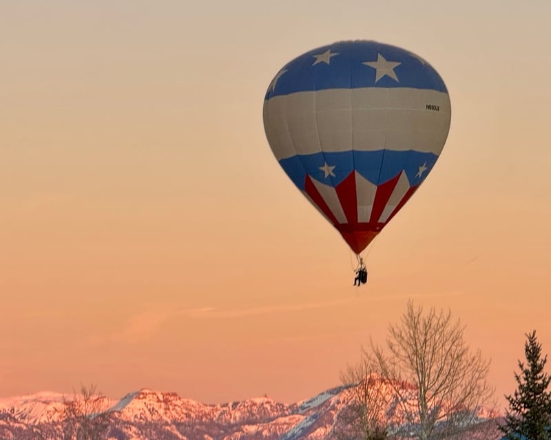 Sunset Hot Air Balloon Flight Over Pagosa Springs