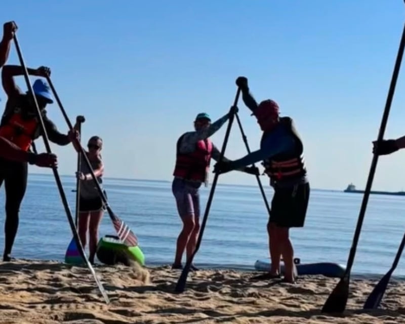 Group Stand-Up Paddleboard Training in St. Augustine