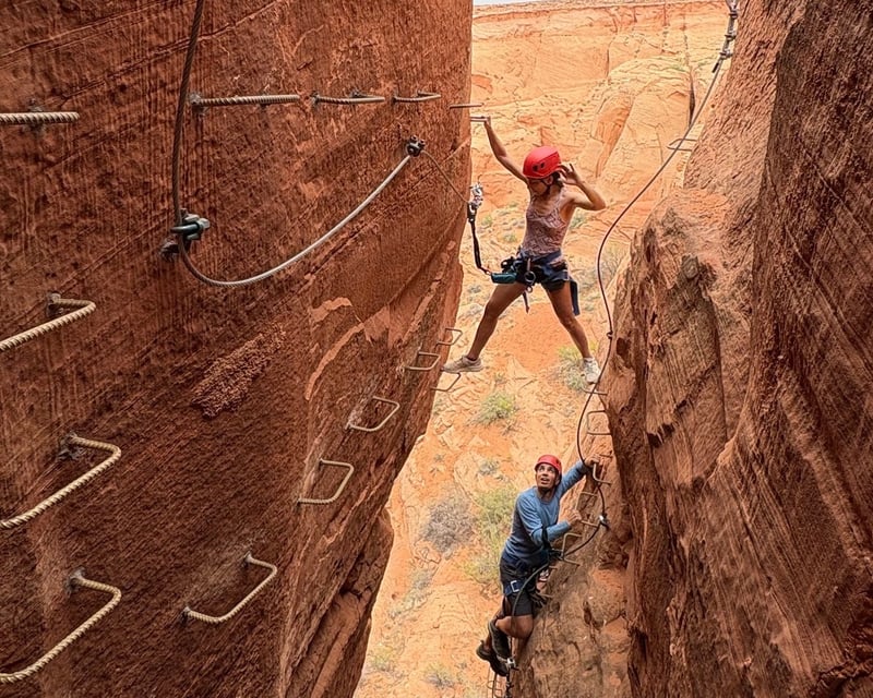 2-Hour Guided Via Ferrata Tour in LeChee