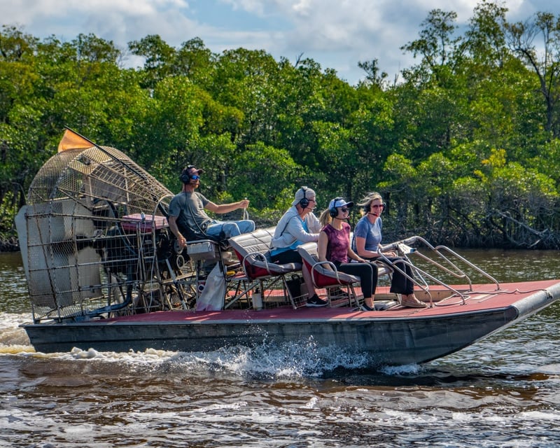 Mangrove Tunnel Airboat Tour in Everglades City