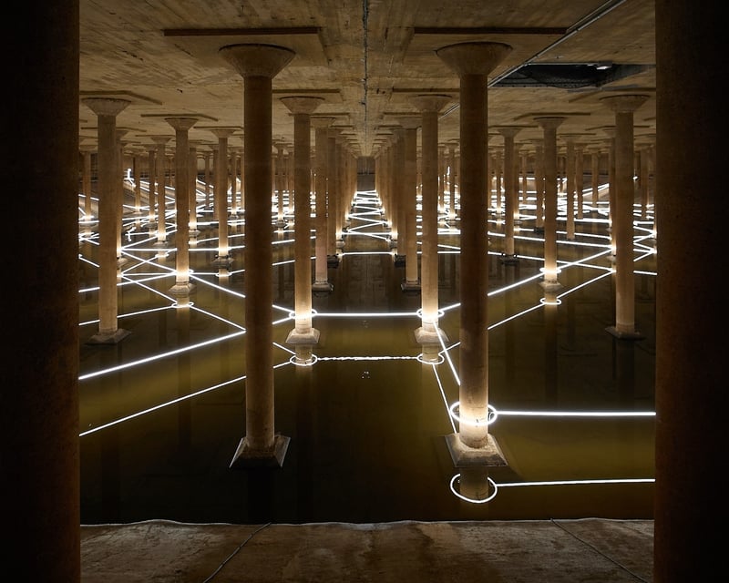 Immersive Light & Sound Art at Buffalo Bayou Park Cistern