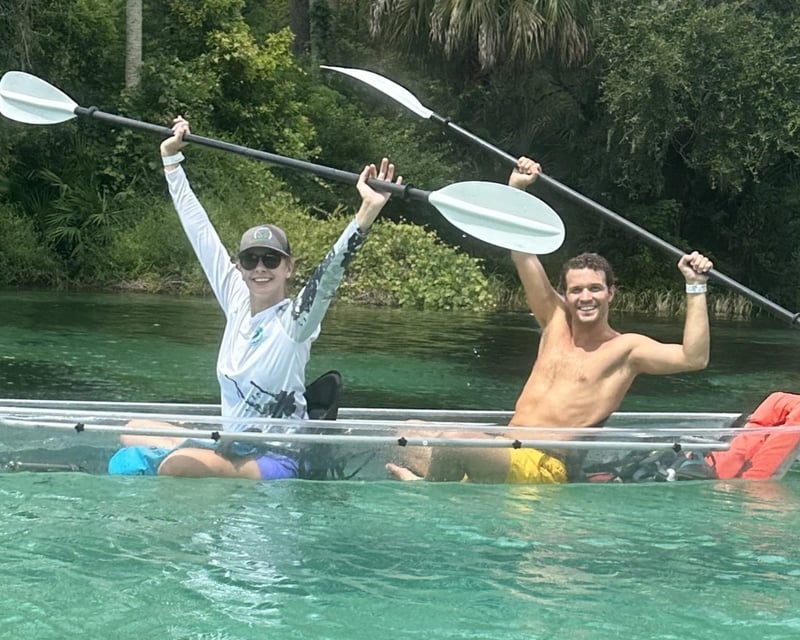 Guided Clear Kayak Tour in Silver Springs