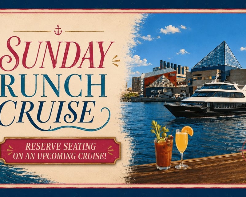 21+ Themed Sunday Cruise on Baltimore Harbor