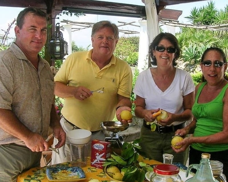 Private Limoncello Making at a Villa in Anacapri