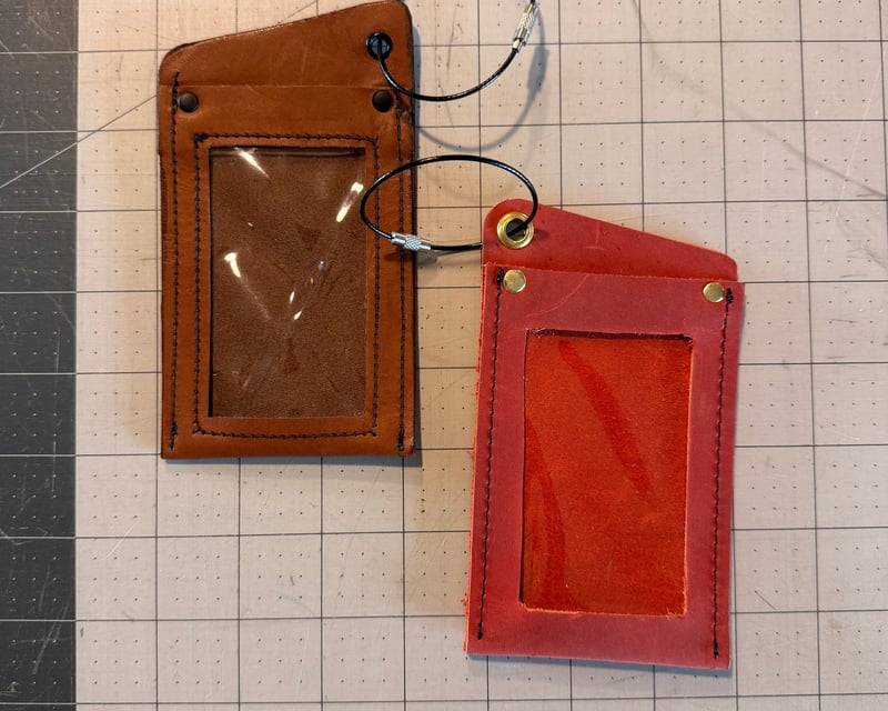 Leather Luggage Tag Making Workshop in Grand Lake