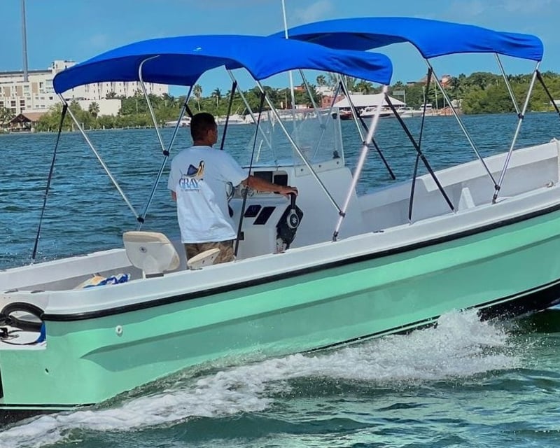 Fishing Charter in Cancún Aboard a 25' Panga