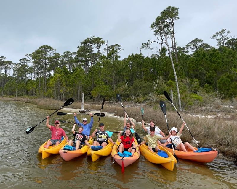 Tandem Kayak Rental at Little Lagoon, Gulf Shores
