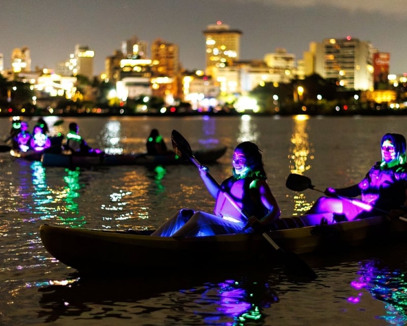 Sunset Kayak Tour & Salsa Class on Condado Lagoon