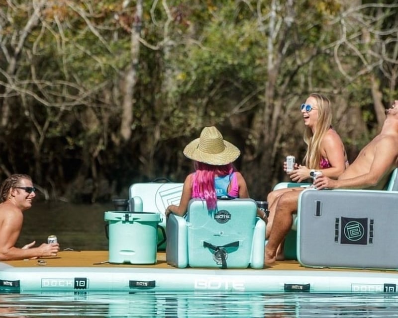 4-Hour Floating Island Party Rental in Eureka Springs