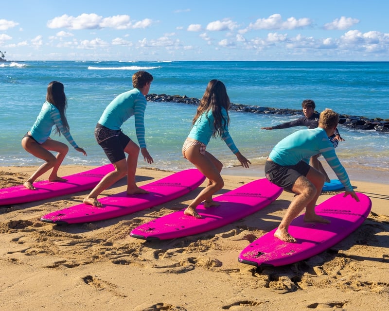 Group Surf Lesson in Waikiki