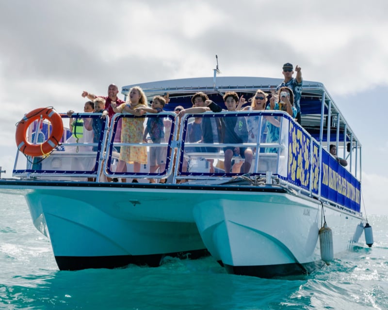Glass Bottom Boat Tour in Ko Olina with Sunset Option