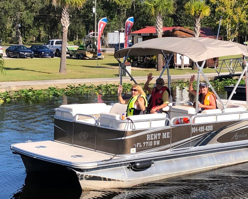 8-Hour Pontoon Boat Rental in St Augustine