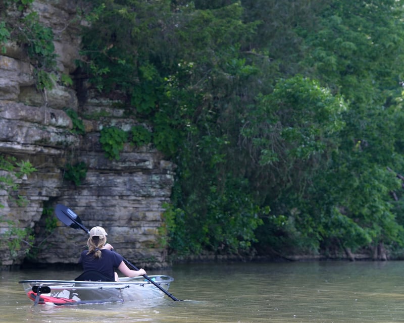 Clear Kayak Tour on Old Hickory Lake Near Nashville